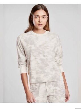 Athleta Farallon Tie Dye Print Sweatshirt
